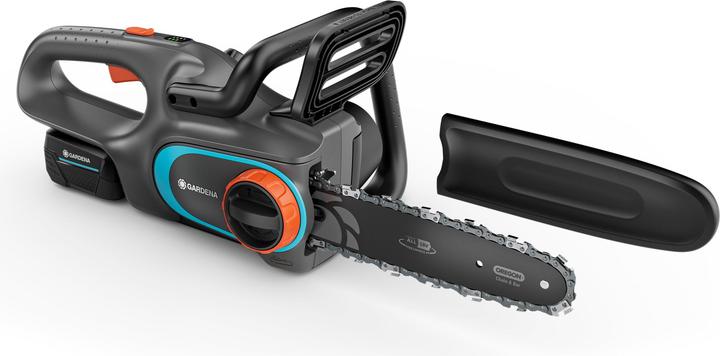 Image du produit Gardena Akku-Kettensäge PowerSaw 250/18V P4A Ready-T-U Set (Tronçonneuse à batterie)