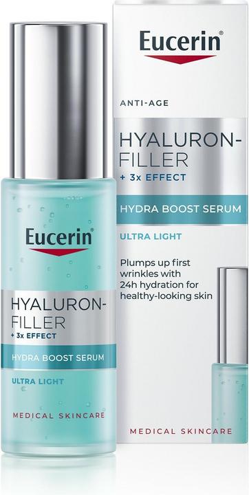 Productafbeelding Eucerin Hydratisierendes Gesichtsserum HYALURON-FILLERS+3X EFFECT (Hydra Boost Serum) 30ml (30 ml)