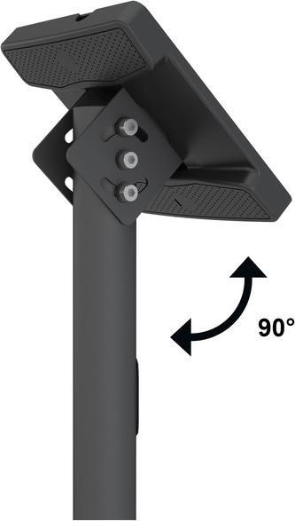 Actual product image Multibrackets Ceiling mount 1x, 32"-65", black, VESA 100x