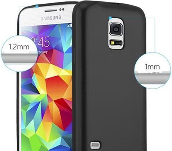 Produktbild Cadorabo TPU Matt Metallic Hülle (Samsung Galaxy S5 Neo, Samsung Galaxy S5)