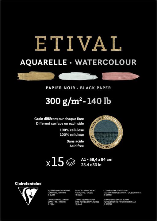 Image du produit Clairefontaine Techniques humides (300 g/m², 1 x)