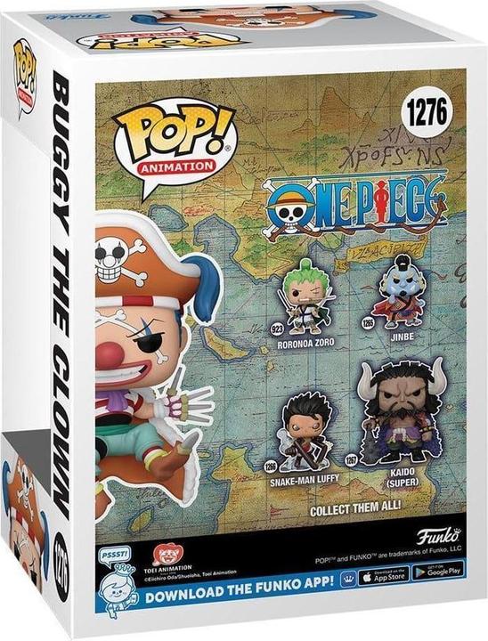 Actual product image Funko POP! One Piece Buggy the Clown