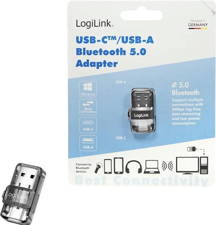 Immagine prodotto LogiLink BT0054 Ricevitore musicale Bluetooth Grigio (Trasmettitore e ricevitore)