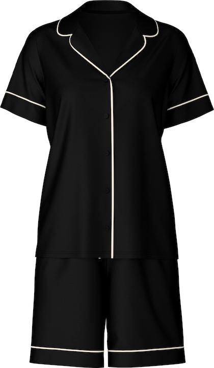Image du produit Calida Moonlight Dreams Kurz-Pyjama, durchgeknöpft mit Seide (L)