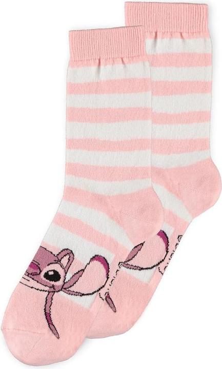 Actual product image Difuzed Lilo & Stitch - Female Crew Socks (3Pack) - 39/42 (pack of 3, 39, 42)