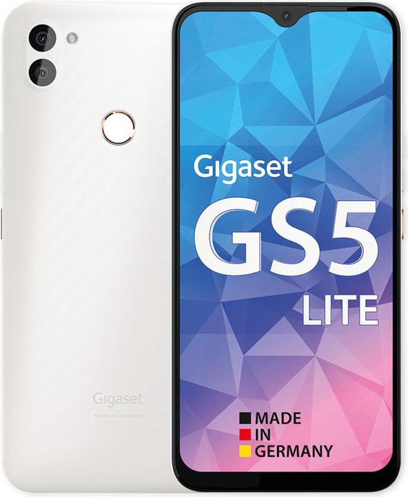 Actual product image Gigaset GS5 Lite (64 GB, White, 6.30", Dual SIM, 4G)