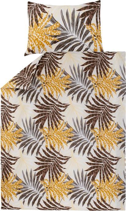 Domoletti Abstract Leave (Bettwäsche Set, 140 x 200 cm, 50 x 70 cm)