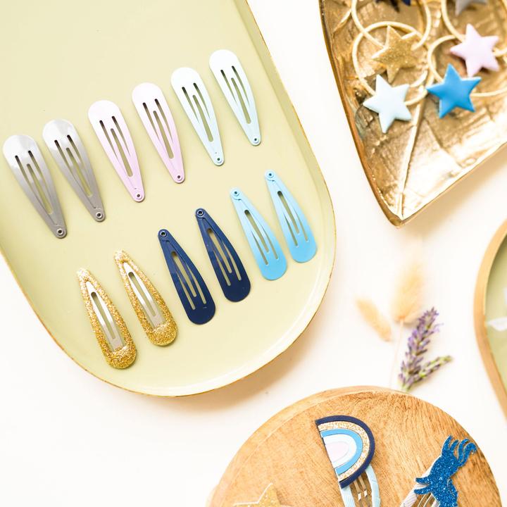 Image du produit Papierdrachen 48 barrettes & élastiques à cheveux - Licorne (Élastiques à cheveux)