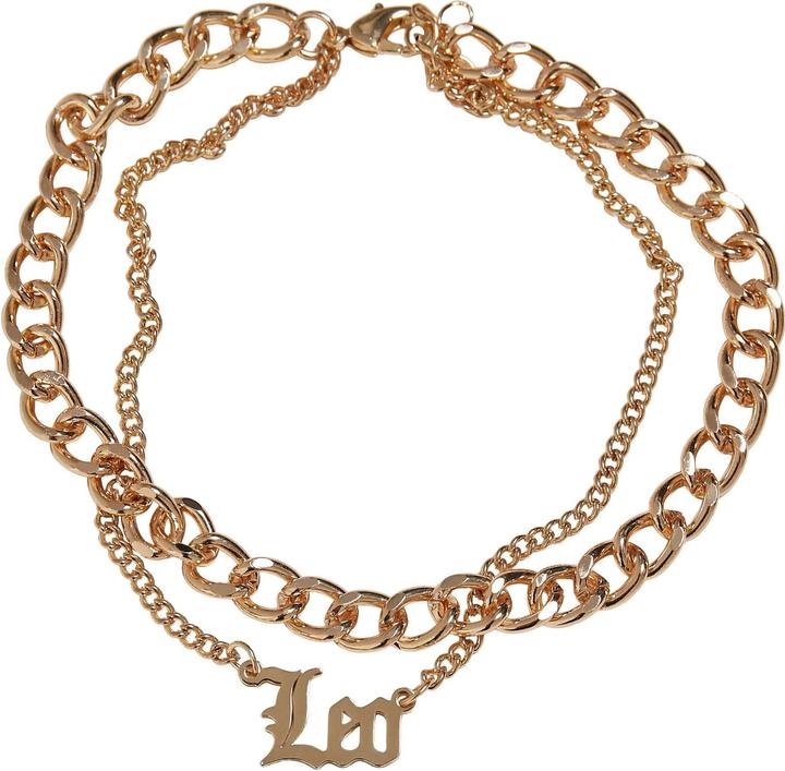 Image du produit Urban Classics Zodiac Golden Anklet - 17154 (80% fer 20% acier inoxydable)