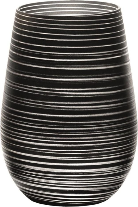 Produktbild Stölzle Twister meets Elements Longdrinkbecher 465ml, Schwarz-Silber (0.05 l, 1 x)