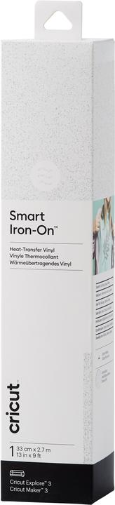 Produktbild Cricut Aufbügelfolie Smart Glitter 33 x 273 cm, 1 Stück, Silber