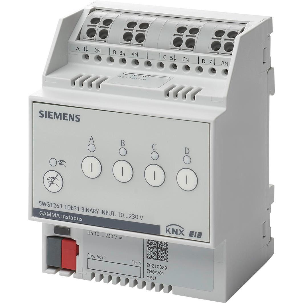Thumbnail - Siemens, Verteilerschrank Zubehör, Binäreingang 4 x AC/DC N 263D3110 230 V