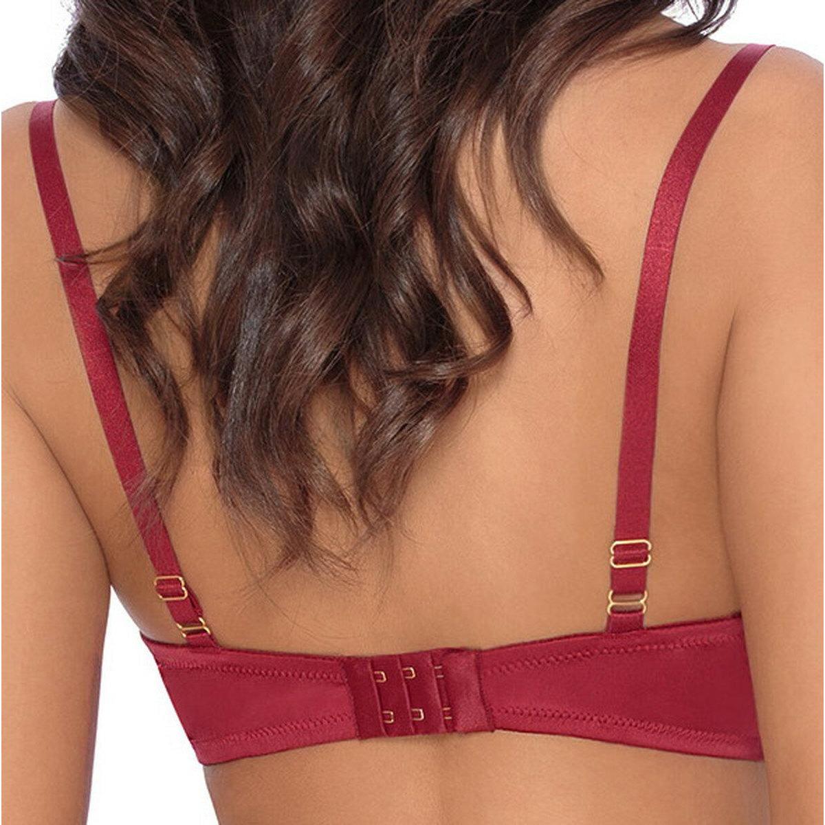 Thumbnail - Róza, BH, Mehendi push-up bra, Orange, (85 C, Einzelpack)