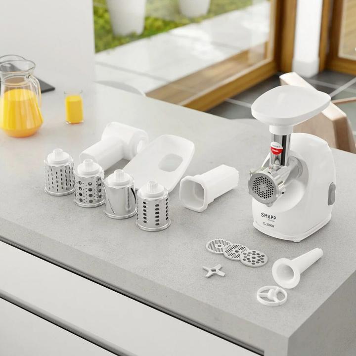 Actual product image Smapp 489.81 malūnėlis su smulkintuvu balta Saugus apsipirkimas su pristatymu į namus