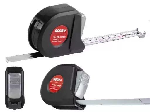 Actual product image Sola Messwerkzeuge 4000855064 Pocket roller tape measure 2 m ABS-cou. housing Talmeter (2 m)