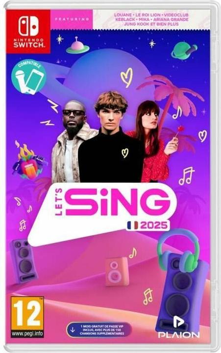 Produktbild Plaion Let's Sing 2025 French Version (Switch, FR)