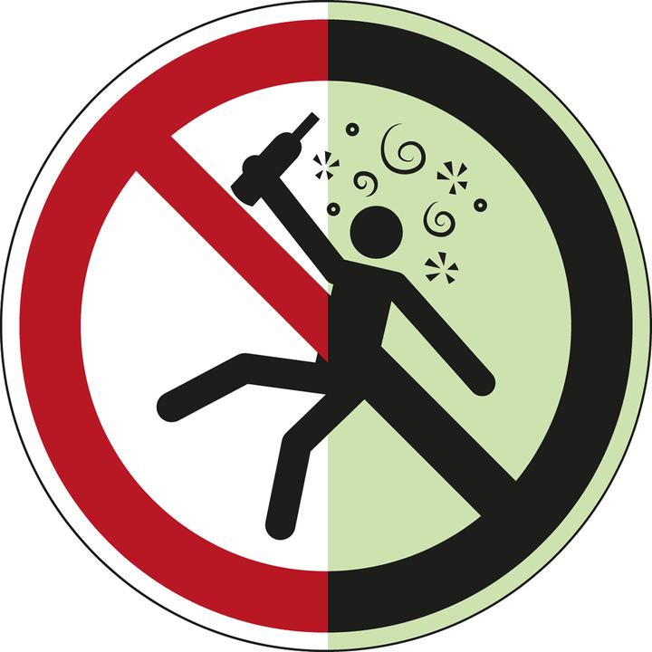 Immagine prodotto Brady Cartello di sicurezza ISO - Non adatto a persone in stato di ebbrezza