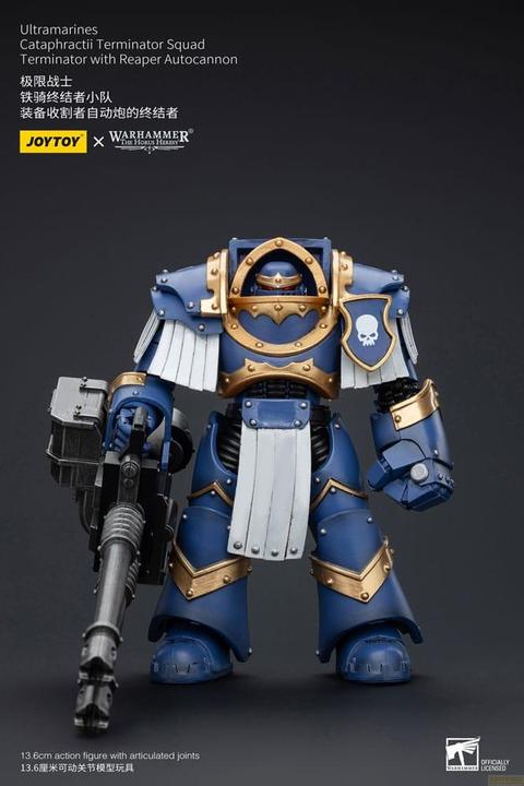 Produktbild Joy Toy Warhammer The Horus Heresy Actionfigur 1/18 Uitramarines Cataphractii Terminator Squad Terminator wi