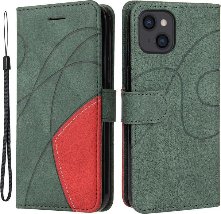 Actual product image Cover-Discount iPhone 15 - Dual colour case cover green (Apple iPhone 15)