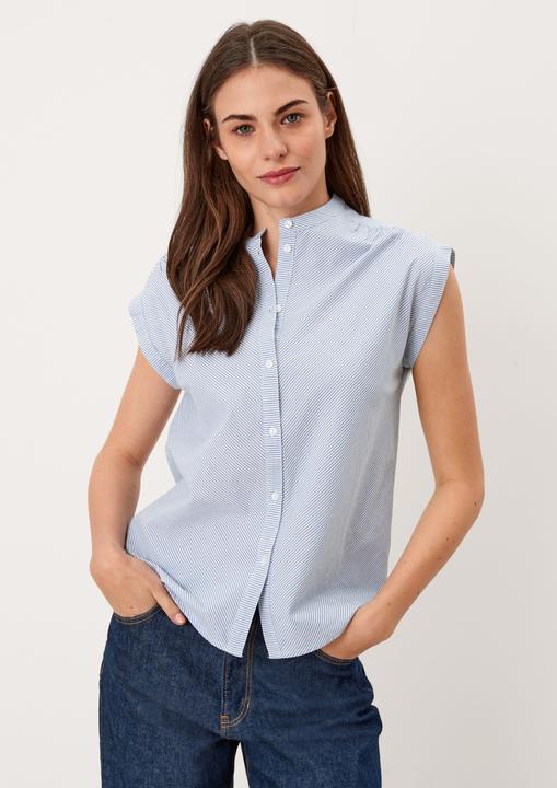 Produktbild S.Oliver Bluse Bluse mit Rundhalsausschnitt (M)