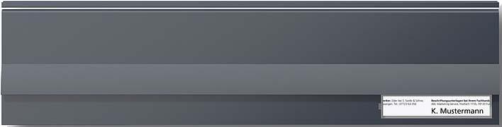 Actual product image Siedle S. & Soehne letter slot flap anthracite grey BE 611-4/1-0 AG