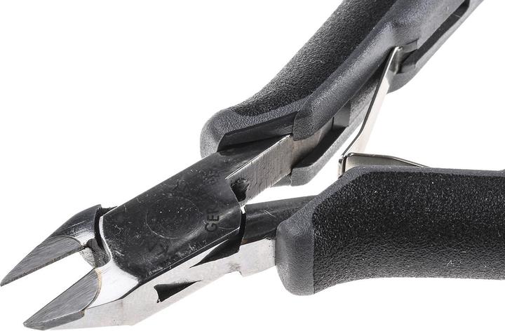 Produktbild Knipex Elektronik-Seitenschneider mit eingesetzter Hartmetallschneide ESD (120 mm)