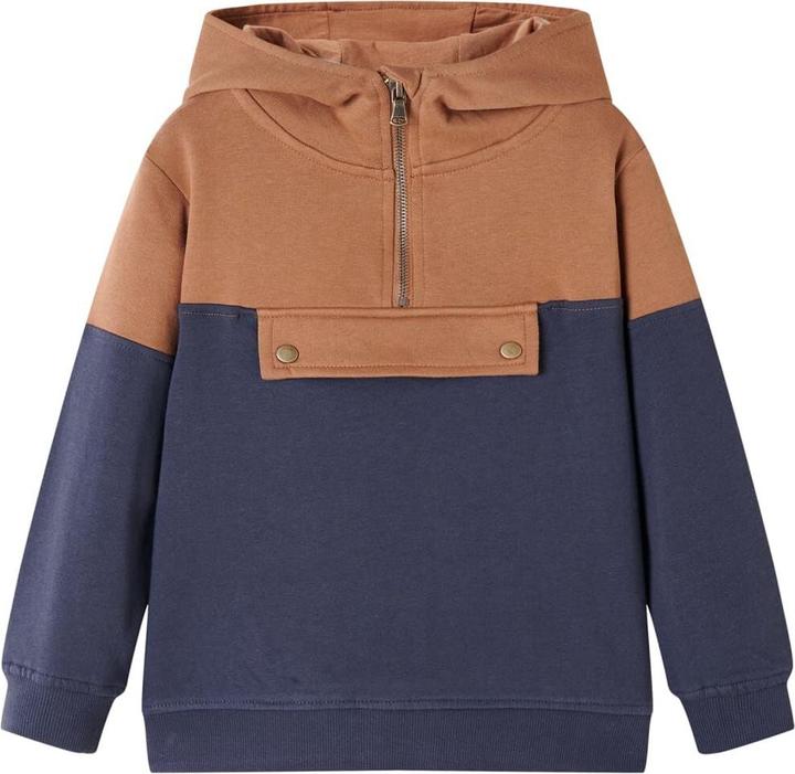 Produktbild VidaXL Kinder-Kapuzenpullover mit Halbem Reissverschluss (104)