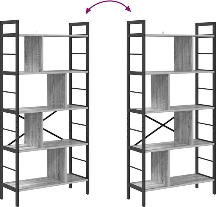 Actual product image vidaXL Bücherregal (30 x 75 x 156 cm)