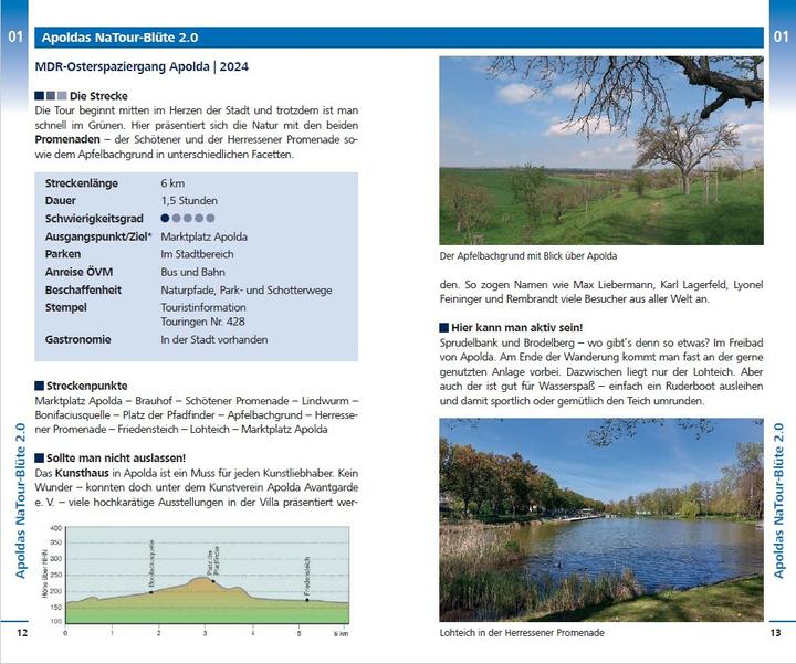 Produktbild Wanderfhrer 'MDR Thringen Osterspaziergang' (Deutsch, Heike Neuhaus, 2025)