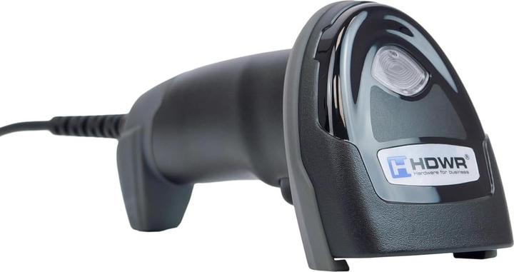 Produktbild HDWR Aztec QR-code en barcodelezer met standaard, USB bedraad, virtuele COM, automatische scan HD870A (1D-Barcodes, 2D-Barcodes)