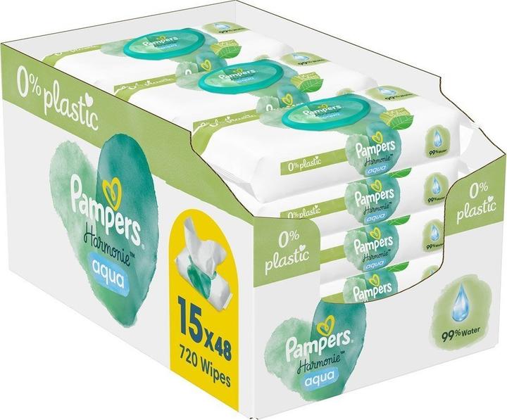 Productafbeelding Pampers Harmonie Aqua (720 Stuk)