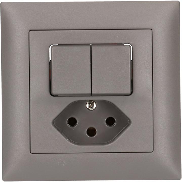 Produktbild Feller EdizioDue Kleinkombi Schema 3+3 / Typ 13