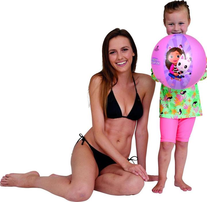 Actual product image Happy People HAPPYPEOPLE Gabby's Dollhouse beach ball, inflated approx. 29 cm