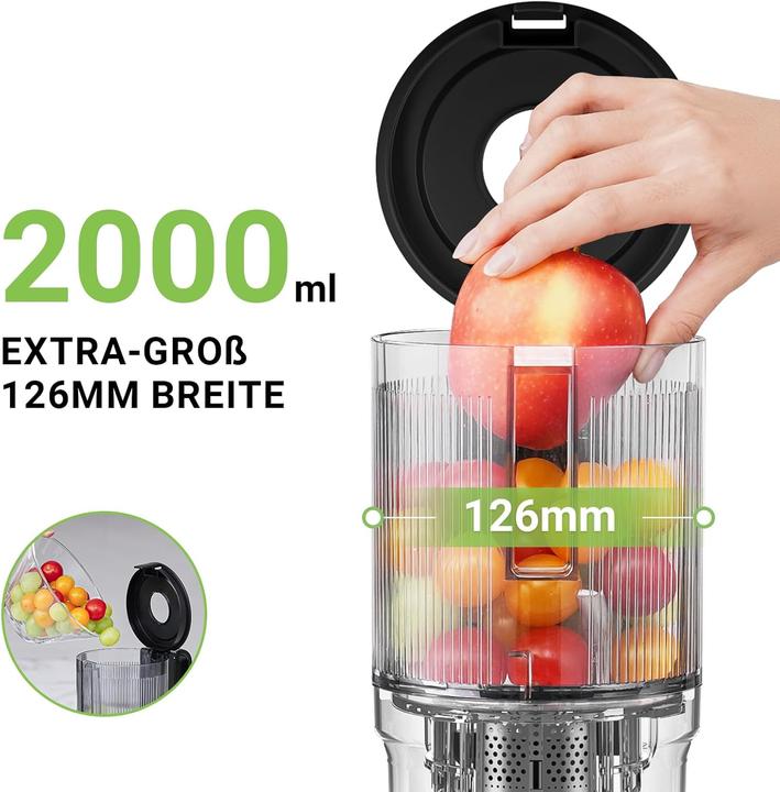 Actual product image Amzchef Slow Juicer mit Rückwärtsfunktion