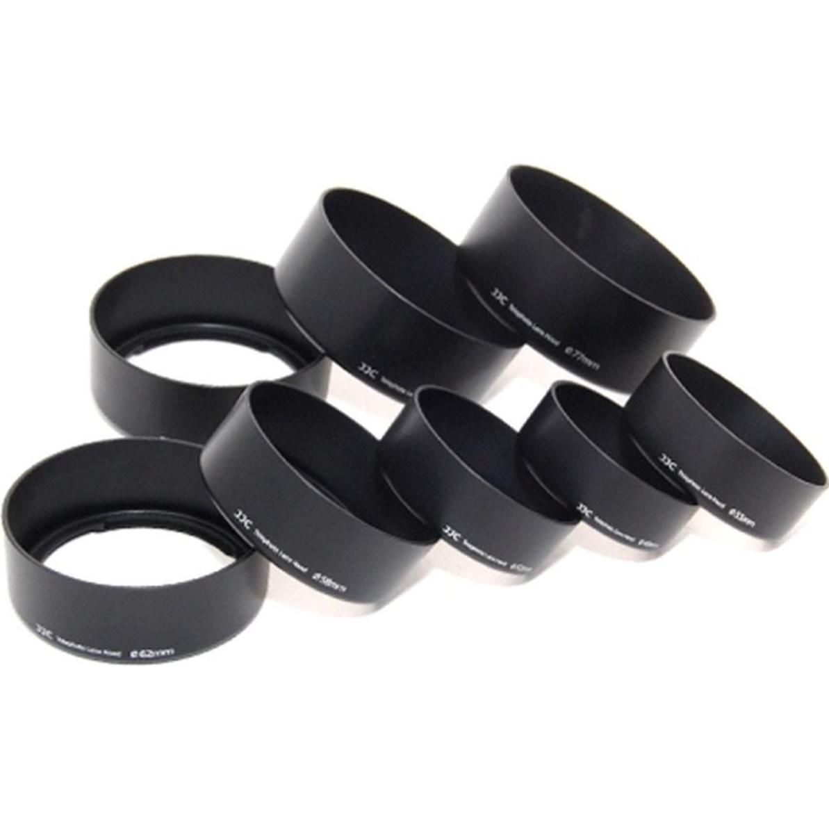 JJC Zonnekap universale da 49 mm per zoom (MENZ), Paraluce, Nero
