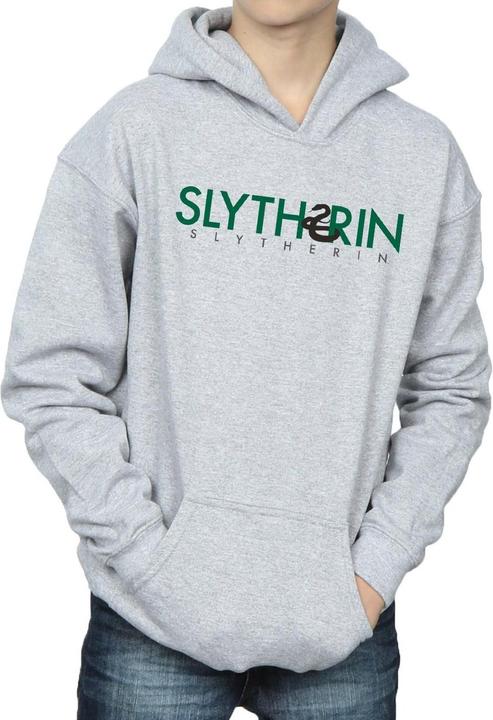 Image du produit - Sweat à capuche SLYTHERIN TEXT - Garçon (116)