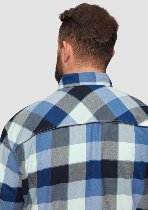 Immagine prodotto S.Oliver Hemd Regular Fit: Kariertes Flanellhemd mit Brusttasche (3XL)