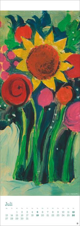 Image du produit Rosina Wachtmeister Vertical Kalender 2026 (24,5 x 69 cm, Couverture rigide, Allemand)