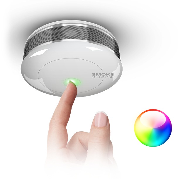 Actual product image Fibaro smoke sensor