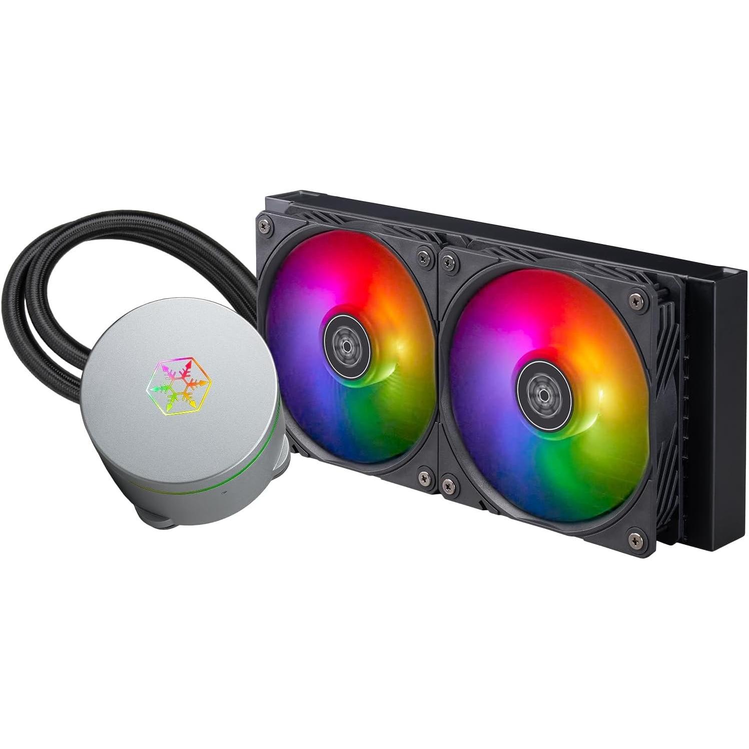 Silverstone Silvstone SST-IM240-ARGB, Raffreddamento Ad Acqua Cpu