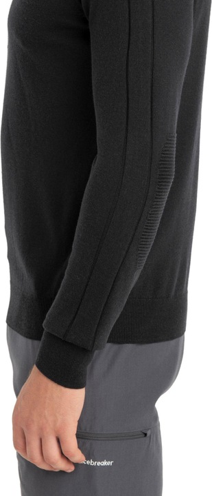 Actual product image Icebreaker Men MerinoFine Luxe LS Half Zip Sweater (XL)