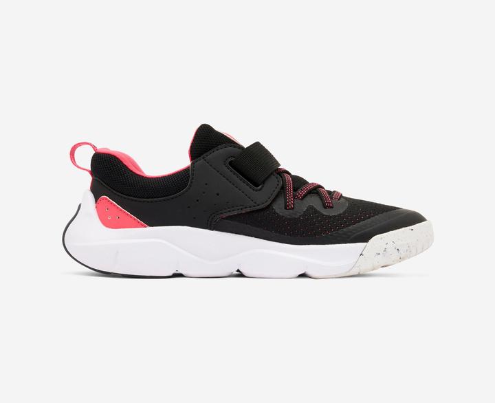 Immagine prodotto Decathlon Scarpe da ginnastica per bambini con lacci elastici e velcro - Playful Fast nero/rosa (34)
