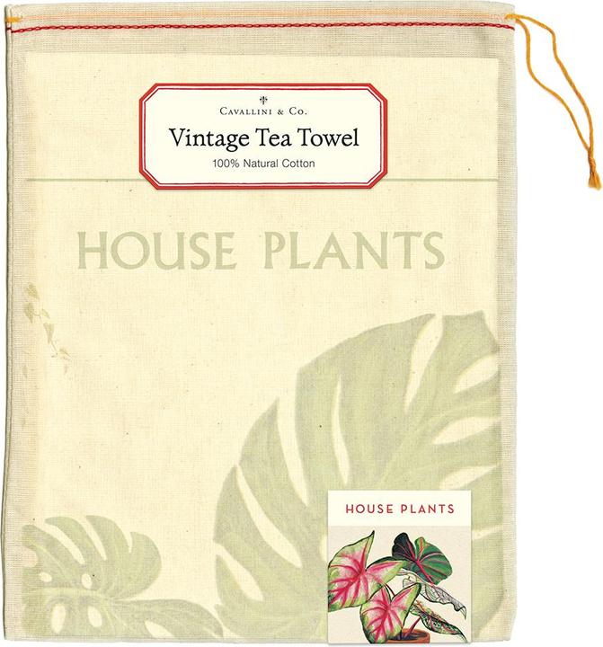 Image du produit Cavallini Serviette "Plantes d'intérieur (80 x 40 cm)