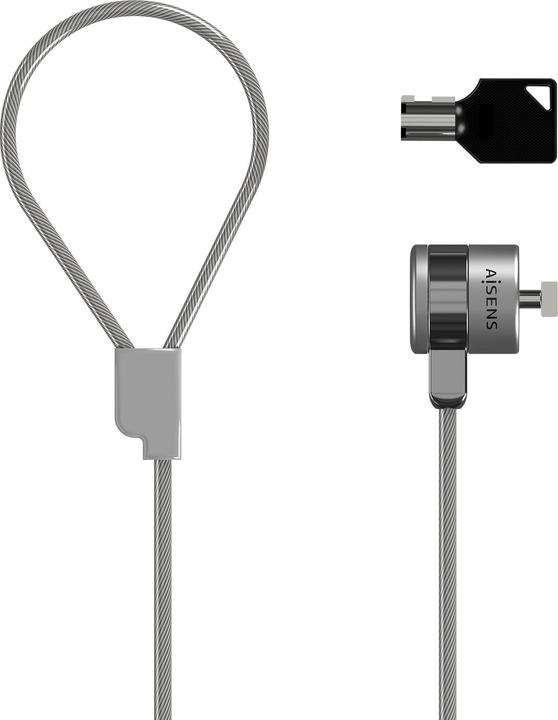 Produktbild Aisens Cable Seguridad Cerradura Llave 1.5m