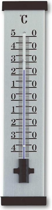 Image du produit TFA Thermomètre intérieur/extérieur Alumium