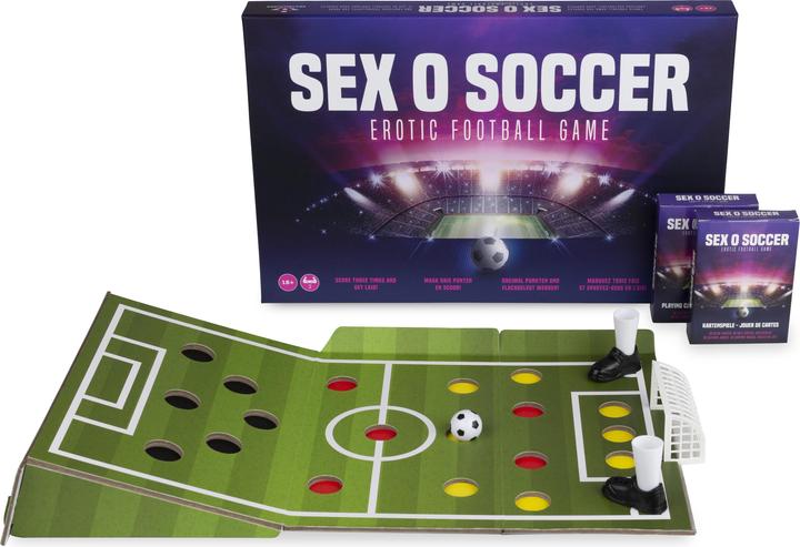 Immagine prodotto Sexventures Sex O Soccer - Gioco di calcio erotico (NL-DE-EN-FR) (Gioco da tavolo, Tedesco, Inglese, Olandese, Francese)