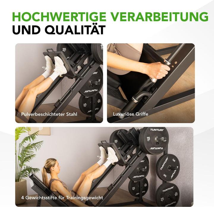 Produktbild Tunturi Beinpresse Hack Kniebeugen Station