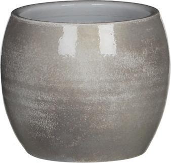 Mica Flowerpot Lester, ceramics, Ø 16 cm, light grey (16 x 14 cm)