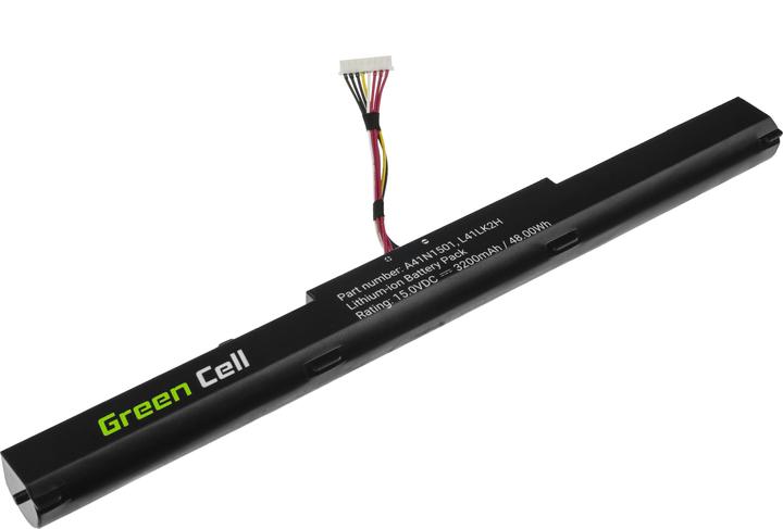 Actual product image ASUS GREENCELL Baterija for A41N1501 15V 3200 mAh (3200 mAh)