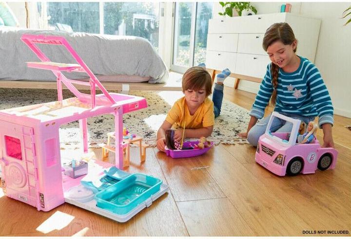 Actual product image Barbie 3-in-1 Super Adventure Camper with Accessories
